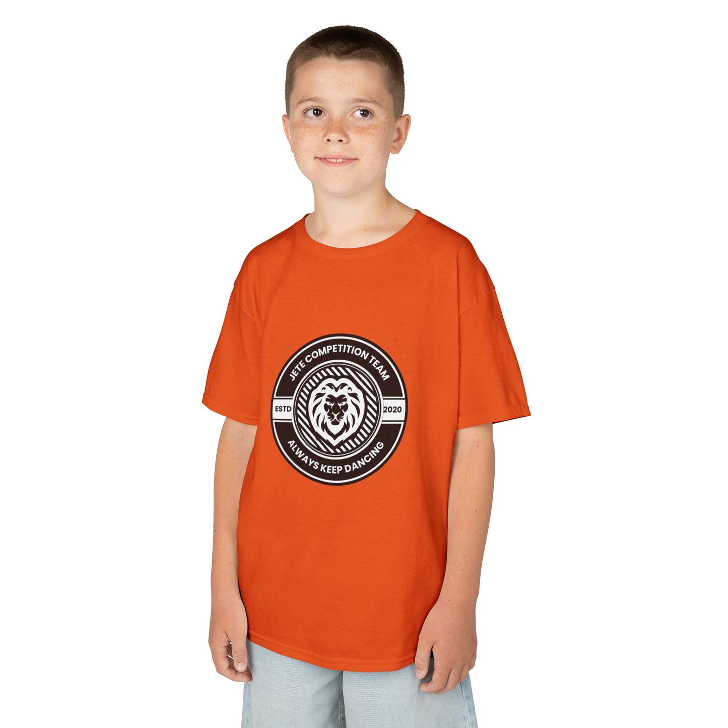 "Jeté Competition Team – Always Keep Dancing" Collegiate Graphic Tee - Youth Dance Team T-Shirt