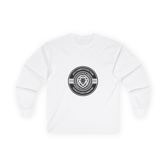 "Jeté Competition Team – Always Keep Dancing" Unisex Long Sleeve Tee – Collegiate-Inspired Dance Team Shirt for Performers, Studios & Spirit Wear