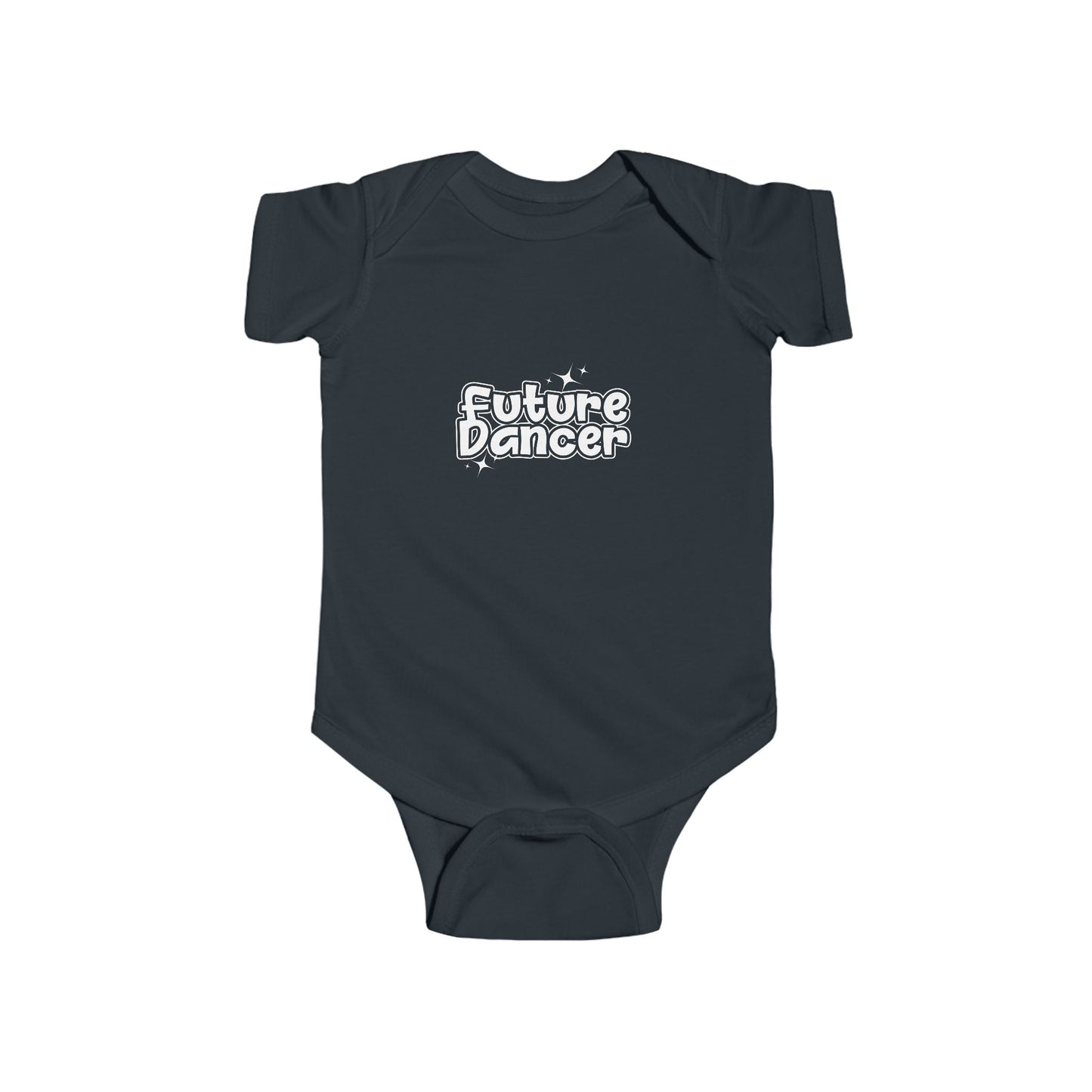 “Future Dancer” Infant Short Sleeve Bodysuit - Adorable Danced-Themed Baby One-Piece for Tiny Ballerinas and Little Movers