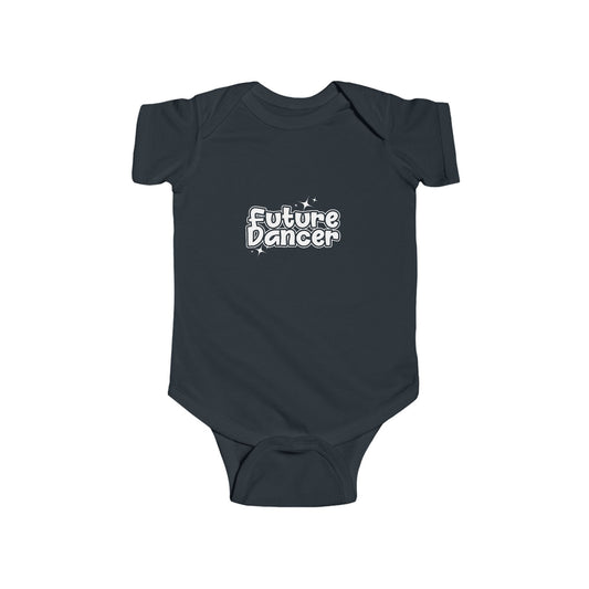“Future Dancer” Infant Short Sleeve Bodysuit - Adorable Danced-Themed Baby One-Piece for Tiny Ballerinas and Little Movers