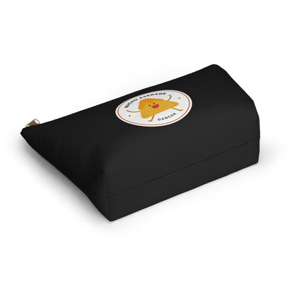 "Nacho Average Dancer" Makeup Bag – Cute Nacho Dance Graphic – Fun Dance-Themed Zipper Pouch for Cosmetics, Accessories & Gifts