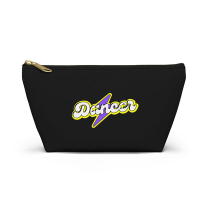 "Dancer" Makeup Bag – Superhero-Inspired Dance Graphic – Bold Dance-Themed Zipper Pouch for Cosmetics, Accessories & Everyday Essentials