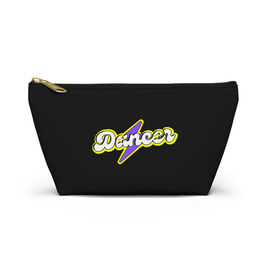 "Dancer" Makeup Bag – Superhero-Inspired Dance Graphic – Bold Dance-Themed Zipper Pouch for Cosmetics, Accessories & Everyday Essentials