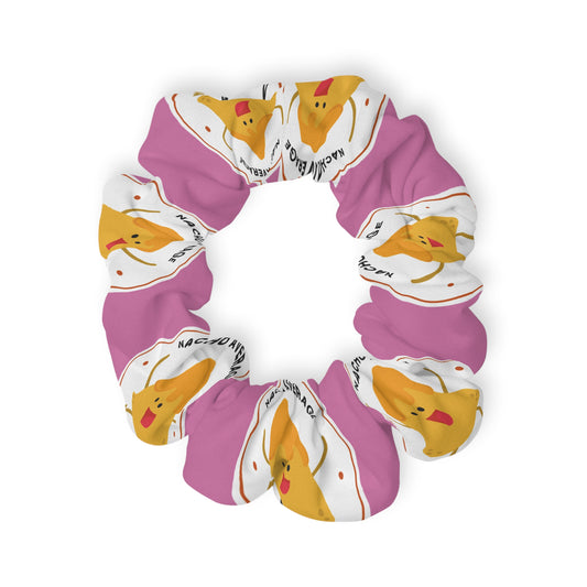“Nacho Average Dancer” Scrunchie – Funny Dance Pun Hair Accessory with Cute Nacho Graphic