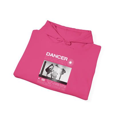 “Dancer” Breakdancer Streetwear Graphic | Hip-Hop Dance Hoodie for Urban Style & Comfort - Unisex Heavy Blend™ Hooded Sweatshirt