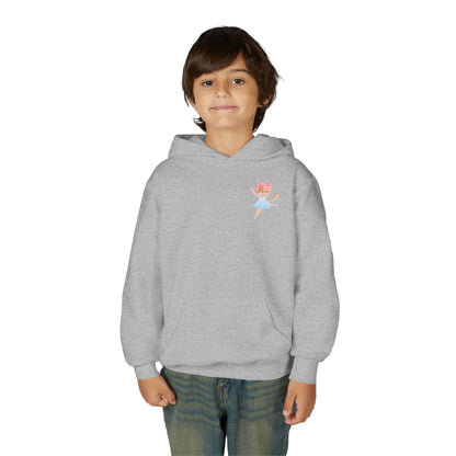 “Every Meow & Then I Dance” Adorable Dancing Cat Graphic | Cute Cat Dance Hoodie for Kids & Young Ballet Enthusiasts - Unisex Youth Hoodie