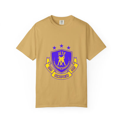 "Jeté Dance Gear" Unisex Garment-Dyed T-Shirt – Collegiate-Style Graphic Tee – Dance Apparel for Dancers & Performers