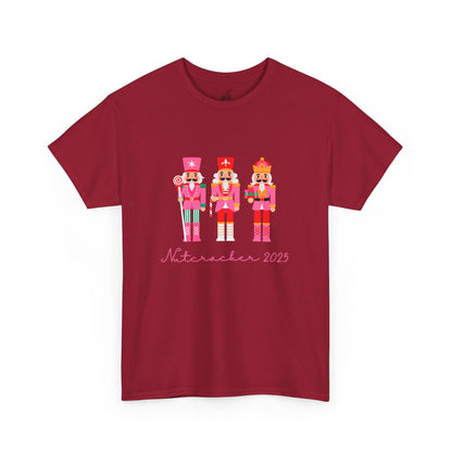 “Nutcracker 2025” ADULT Tee – Unisex Heavy Blend Cotton Tee | Ballet Holiday Dance T-Shirt for Dancers