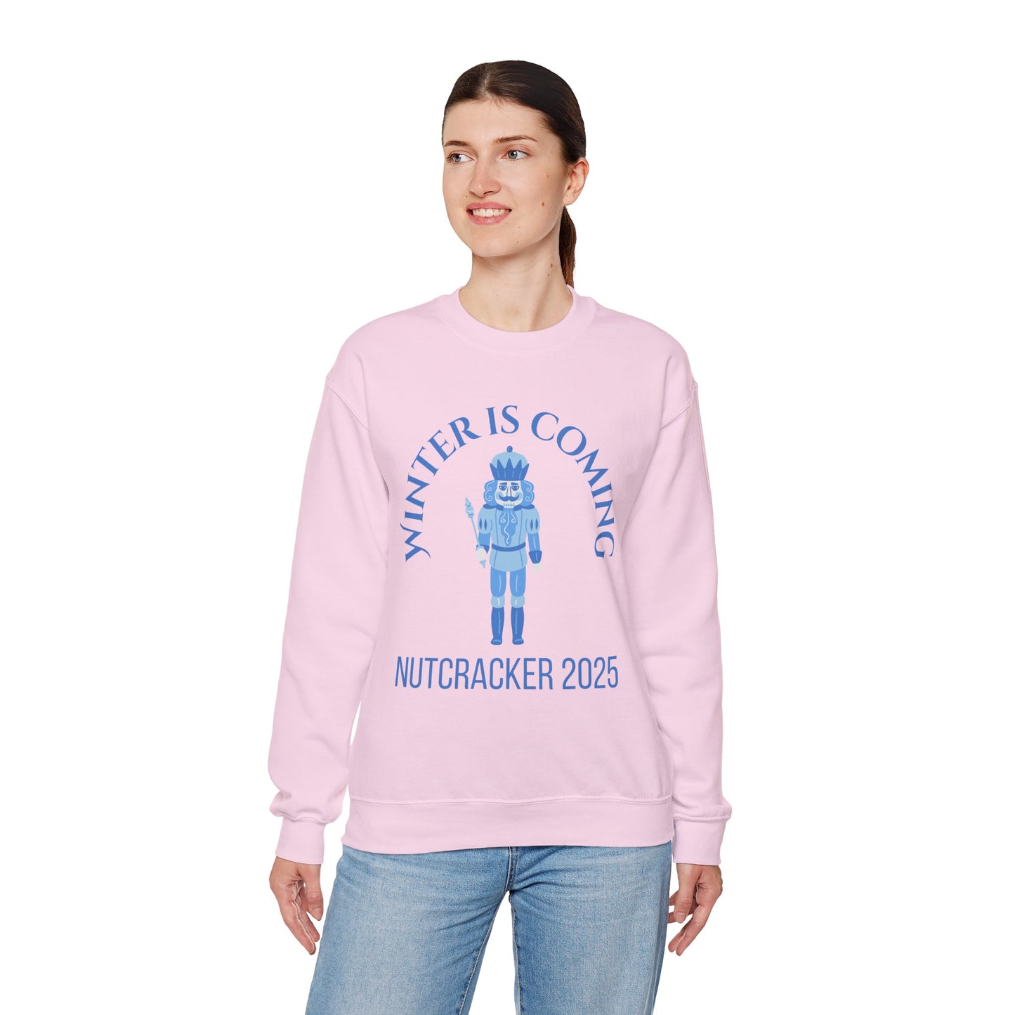 “Winter Is Coming Nutcracker 2025” ADULT Sweatshirt – Unisex Heavy Blend Crewneck | Holiday Dance Sweatshirt for Ballet Dancers