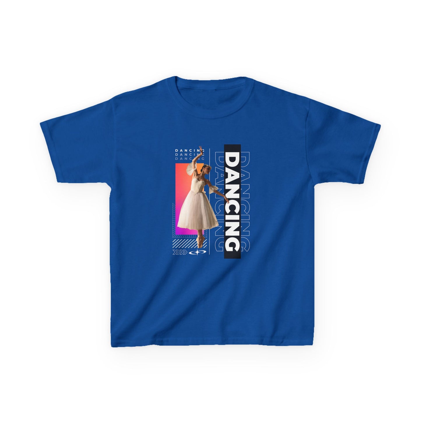 “Dancing” Youth Short Sleeve T-Shirt – Streetwear-Inspired Female Dancer Graphic – Trendy Kids Dance T-Shirt for Girls