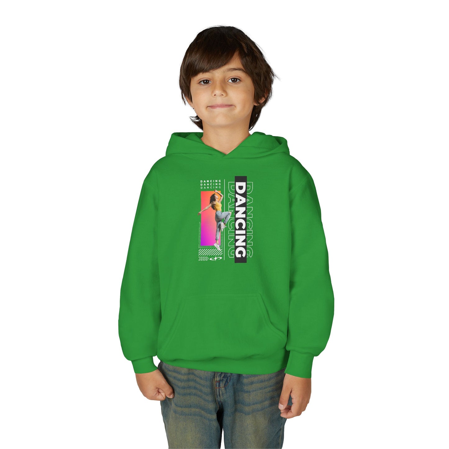 “Dancing” Female Dancer Streetwear Graphic | Unisex Youth Hoodie – Dance Hoodie for Kids & Young Performers