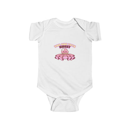 "You Are Tutu Sweet" Infant Short Sleeve Bodysuit – Kawaii Cupcake in Tutu Graphic Baby Outfit for Dance-Loving Families