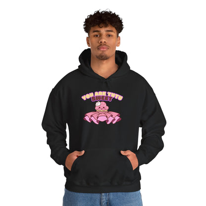 "You Are Tutu Sweet" Unisex Heavy Blend Hooded Sweatshirt – Kawaii Cupcake in Tutu Dance Graphic Hoodie for Adults and Teens