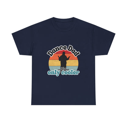 "Dance Dad" Unisex Heavy Cotton Tee – Funny Retro Dance Shirt for Cool Dads