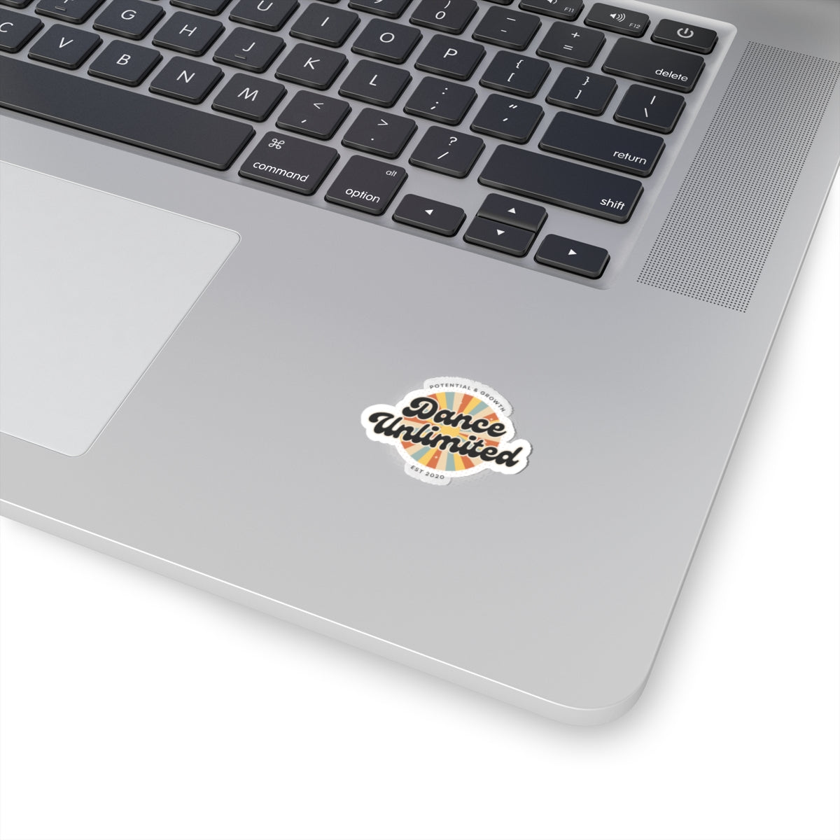 "Dance Unlimited Potential & Growth" Kiss-Cut Sticker – Bold Retro Dance-Themed Vinyl Sticker for Laptops, Journals & Water Bottles
