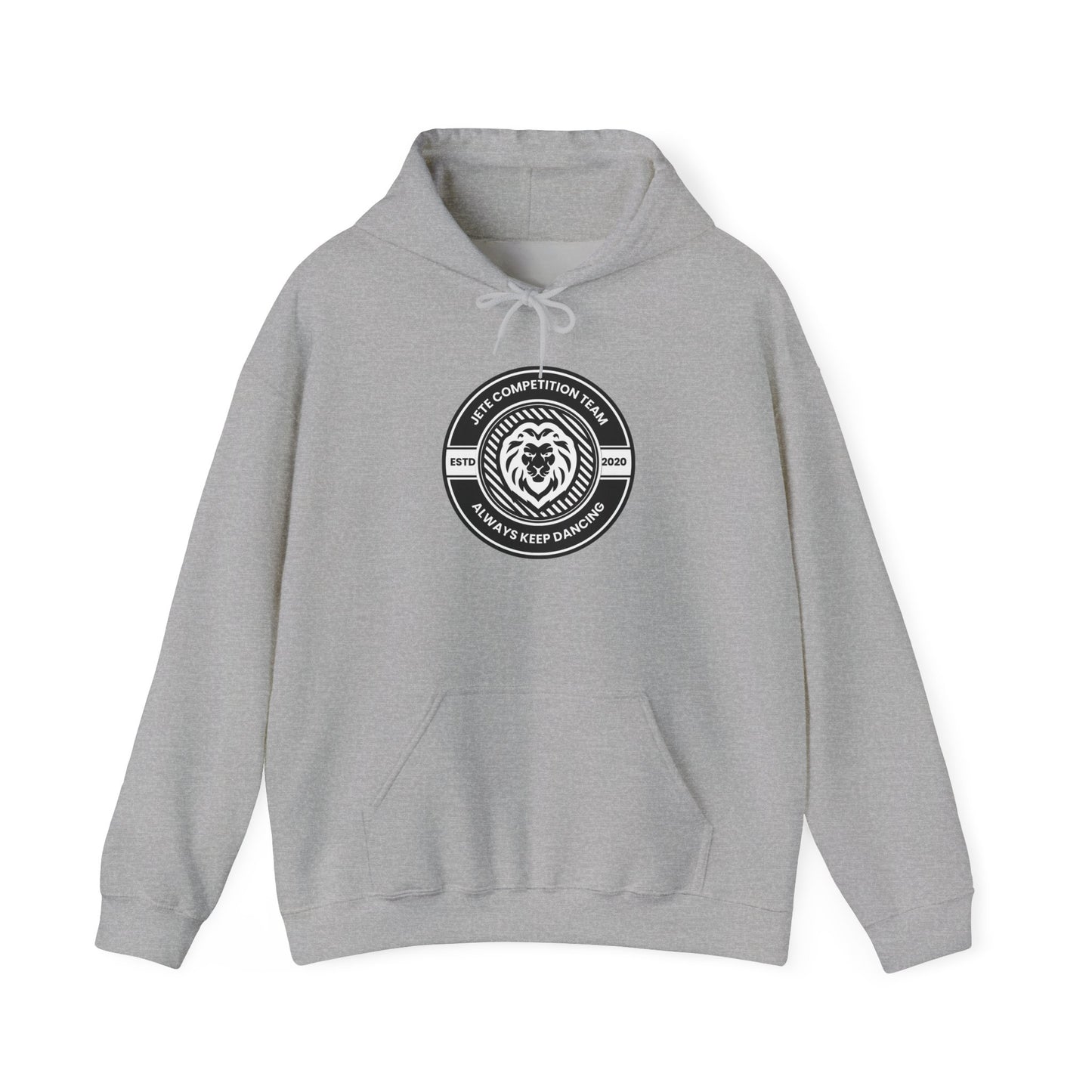 "Jeté Competition Team – Always Keep Dancing" Hoodie  Unisex Collegiate-Inspired Dance Sweatshirt