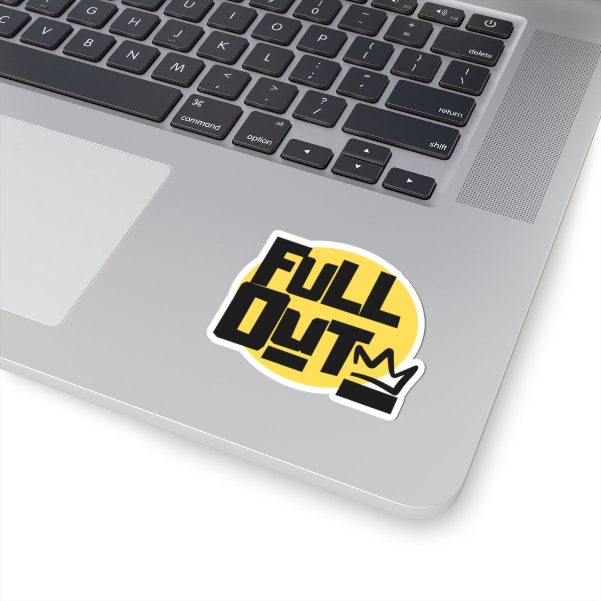 "Full Out" Kiss-Cut Sticker – Bold Streetwear-Inspired Dance Graphic – Urban Dance-Themed Vinyl Sticker for Laptops, Journals & Water Bottles
