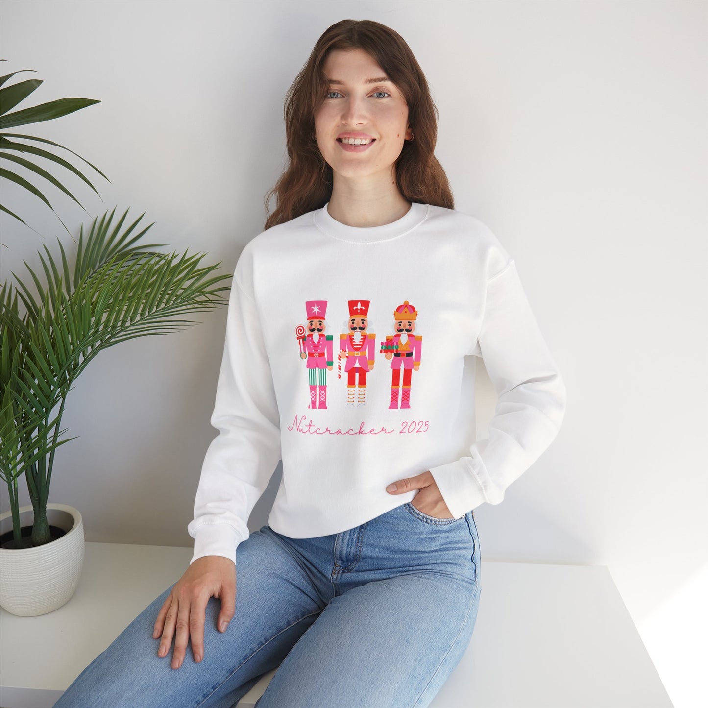 “Nutcracker 2025” ADULT Sweatshirt – Unisex Heavy Blend Crewneck | Ballet Holiday Dance Sweatshirt for Dancers