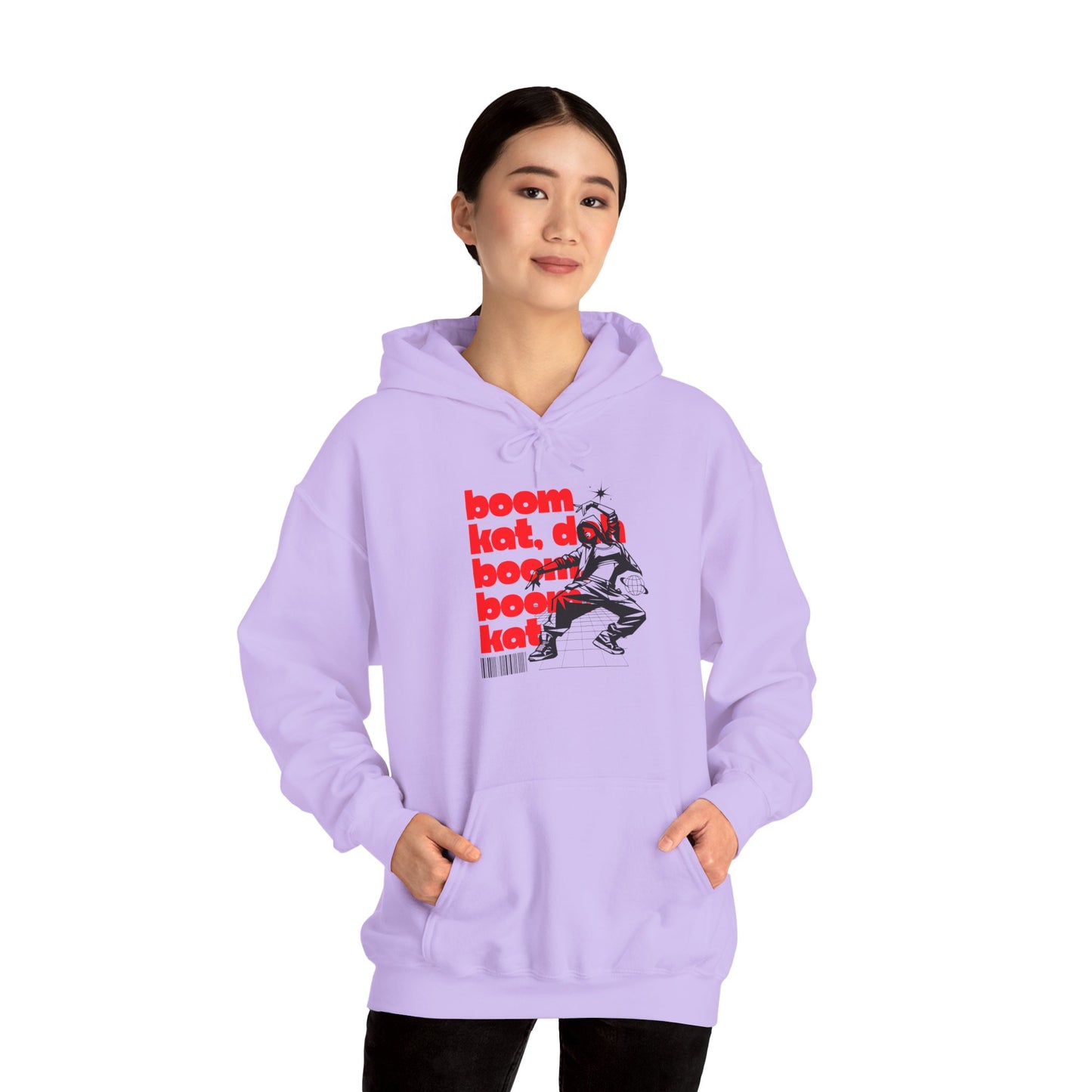 “Boom Kat” Hoodie – Unisex Hooded Sweatshirt with Bold Streetwear-Inspired Dance Graphic