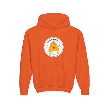 "Nacho Average Dancer" Youth Hooded Sweatshirt – Funny Dance Pun Nacho Graphic Hoodie for Kids and Teens