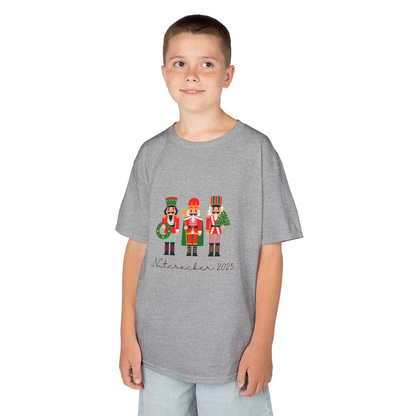 “Nutcracker 2025” T-shirt – YOUTH Crewneck | Ballet Holiday Dance T-shirt for Dancers