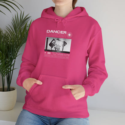 “Dancer” Breakdancer Streetwear Graphic | Hip-Hop Dance Hoodie for Urban Style & Comfort - Unisex Heavy Blend™ Hooded Sweatshirt