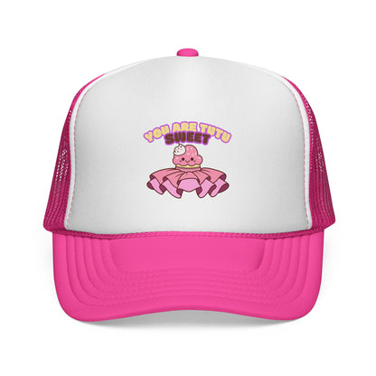 "You Are Tutu Sweet" Capybara Dance Hat – Cute Kawaii Unisex Trucker Hat for Dancers & Ballet Fans