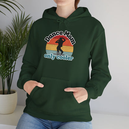 Dance Mom Hoodie – Retro Graphic Unisex Heavy Blend™ Sweatshirt for Proud Dance Moms – Fun Gift for Dance Recitals & Holidays