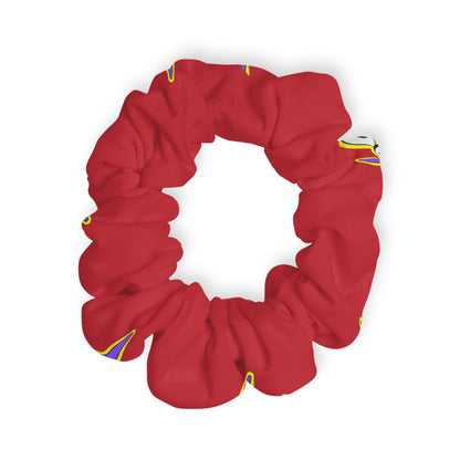 “Dancer” Scrunchie – Superhero-Inspired Dance Hair Accessory with Bold Graphic for Performers
