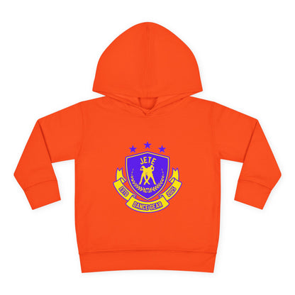 "Jeté Dance Gear" Toddler Pullover Fleece Hoodie – Collegiate-Inspired Dancer Graphic Sweatshirt for Kids
