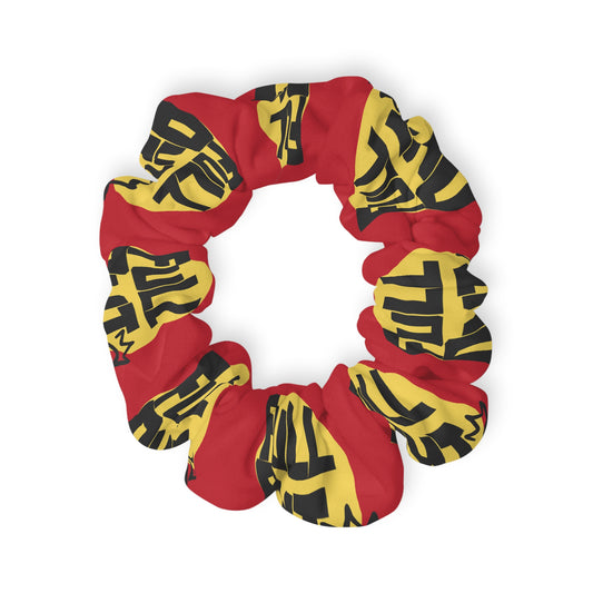 “Full Out” Scrunchie – Bold Streetwear-Inspired Dance Hair Accessory for Performers and Hip-Hop Dancers