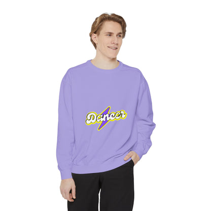 "Dancer" Unisex Lightweight Crewneck Sweatshirt – Superhero-Inspired Graphic Pullover for Dance Lovers & Performers