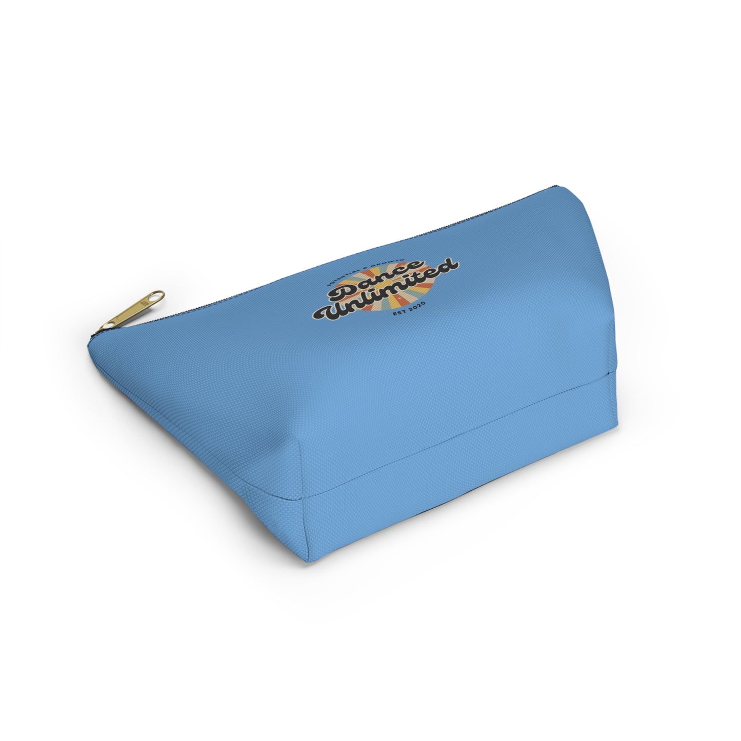 "Dance Unlimited - Potential & Growth" Makeup Bag – Retro Dance Graphic – Inspirational Dance-Themed Zipper Pouch for Cosmetics, Accessories & Gifts