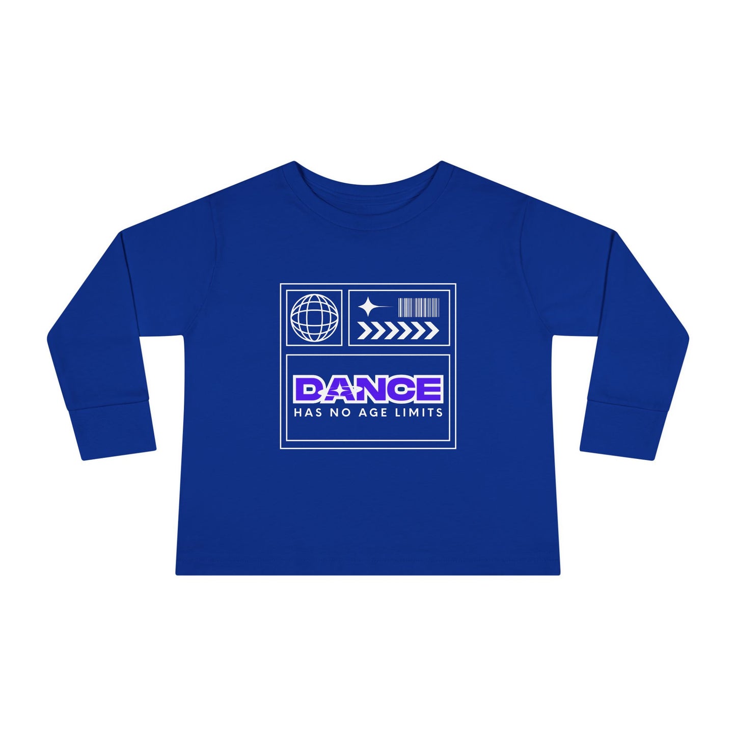 "Dance Has No Age Limits" Toddler Long Sleeve Tee – Unisex Streetwear Dance Shirt for Kids
