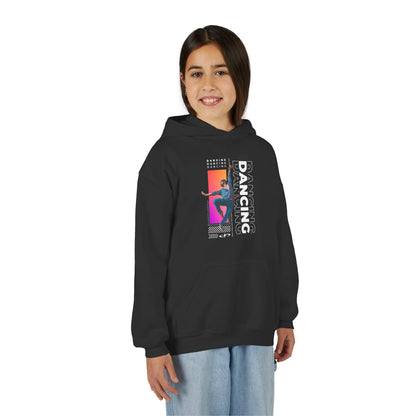 “Dancing” Male Dancer Streetwear Graphic | Unisex Youth Hoodie – Dance Hoodie for Kids & Young Performers