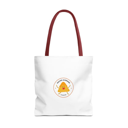 "Nacho Average Dancer" Canvas Tote Bag – Funny Kawaii Dance Tote with Nacho Graphic for Dancers & Dance Moms