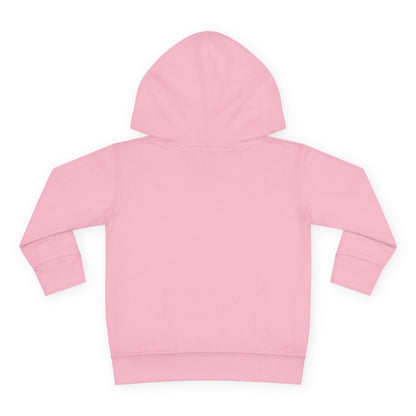 "Dancer Vibes" Toddler Pullover Hoodie – Colorful Dance-Themed Text Graphic Fleece Sweatshirt for Kids