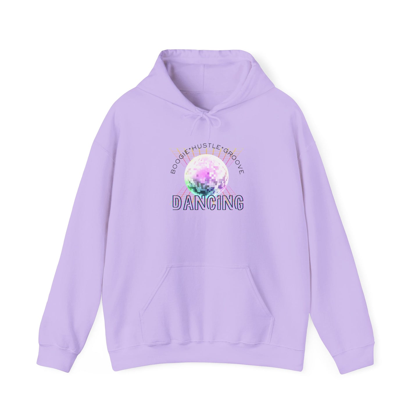 "Boogie, Hustle, Groove - Dancing" Streetwear Dance Graphic – Unisex Heavy Blend™ Hooded Sweatshirt