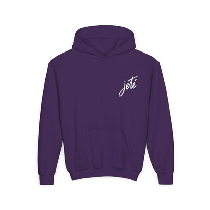 “Jeté” Official Embroidered Logo - Unisex Youth Hoodie | Classic Dance Hoodie for Kids & Young Ballet Enthusiasts