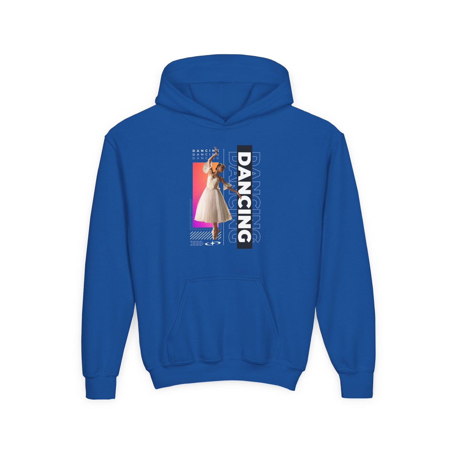 “Dancing” Female Dancer Streetwear Graphic | Unisex Youth Hoodie – Dance Hoodie for Kids & Young Performers