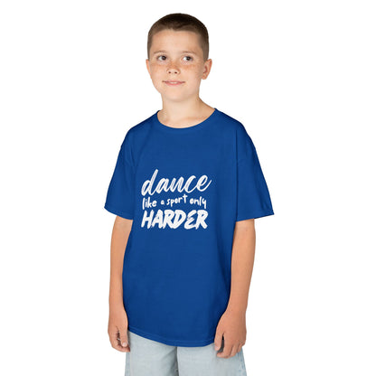 “Dance Like a Sport Only Harder” Kids Heavy Cotton™ Tee – Dance-Inspired Graphic Tee for Youth