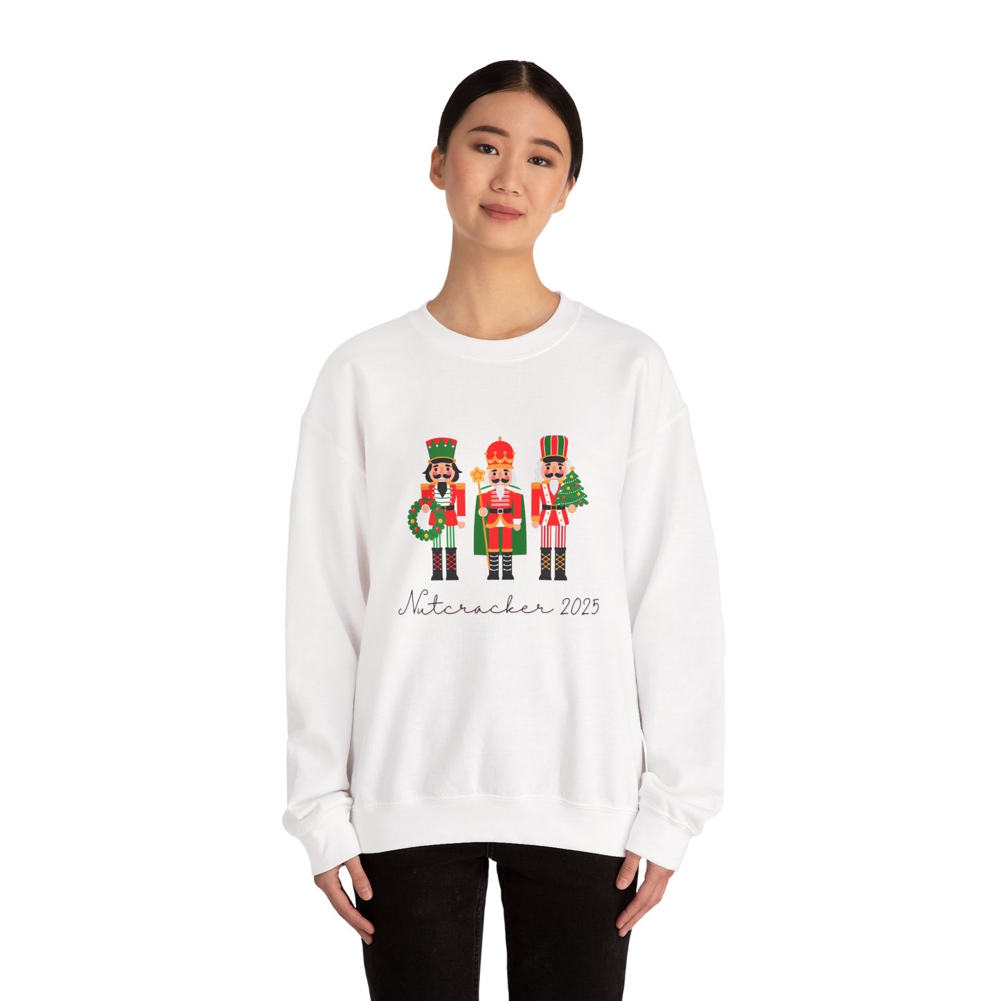 “Nutcracker 2025” ADULT Sweatshirt – Unisex Heavy Blend Crewneck | Ballet Holiday Dance Sweatshirt for Dancers