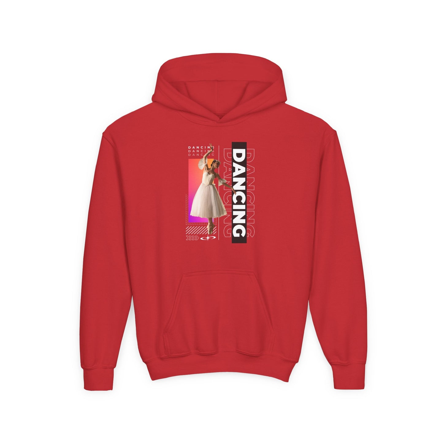 “Dancing” Female Dancer Streetwear Graphic | Unisex Youth Hoodie – Dance Hoodie for Kids & Young Performers