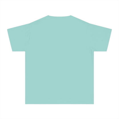 “Dance Mode On" Comfort Colors Youth Midweight  T-Shirt – Pastel Stars & Smiley Face Dance Graphic Tee for Kids