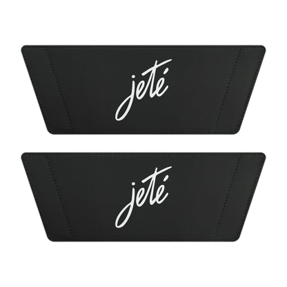 WOMEN'S SIZES - “Jeté” Official Logo Dance -Inspired Custom Footwear | Women’s Sandal Slides with Removable Straps