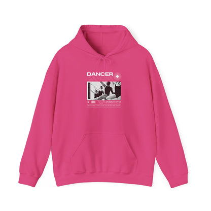 “Dancer” Young Ballet Dancers at the Barre Graphic | Streetwear-Inspired Ballet Hoodie for Dance Enthusiasts - Unisex Heavy Blend™ Hooded Sweatshirt