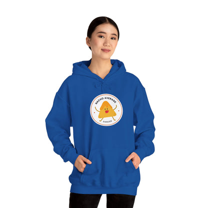 "Nacho Average Dancer" Unisex Hooded Sweatshirt – Funny Dance Pun Hoodie with Cute Nacho Graphic | Cozy Gift for Dancers & Food Lovers
