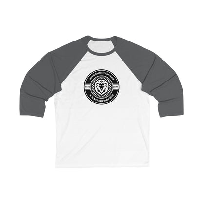 "Jeté Competition Team – Always Keep Dancing" Unisex 3/4 Sleeve Baseball Tee – Collegiate-Inspired Dance Shirt for Dancers and Teams