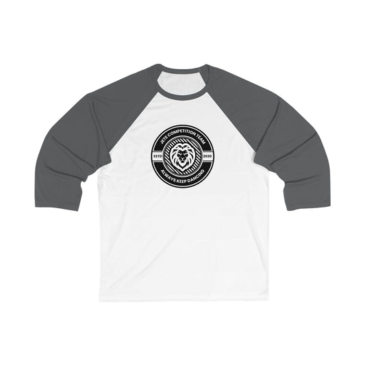 "Jeté Competition Team – Always Keep Dancing" Unisex 3/4 Sleeve Baseball Tee – Collegiate-Inspired Dance Shirt for Dancers and Teams