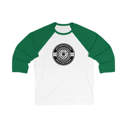 "Jeté Competition Team – Always Keep Dancing" Unisex 3/4 Sleeve Baseball Tee – Collegiate-Inspired Dance Shirt for Dancers and Teams